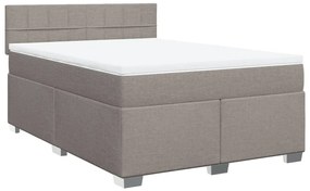 ΚΡΕΒΑΤΙ BOXSPRING ΜΕ ΣΤΡΩΜΑ TAUPE 140X200 ΕΚ. ΥΦΑΣΜΑΤΙΝΟ 3288215