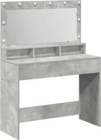 vidaXL Τραπέζι περιποίησης Σκυρόδεμα Γκρι 100 x 41 x 135 εκ.