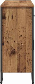vidaXL Πλαϊνό γραφείο Παλιό ξύλο 97 x 32,5 x 74,5 εκ.