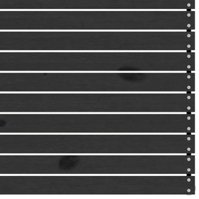 vidaXL Σαλόνι Κήπου Σετ 6 Τεμαχίων Μαύρο από Μασίφ Ξύλο Πεύκου