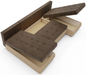 Γωνιακός καναπές Malaga-Kafe-Mpez