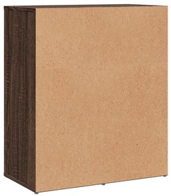 vidaXL Βοηθητικά Ντουλάπια 2 τεμ. Καφέ Δρυς 60x31x70εκ. Επεξεργ. Ξύλο