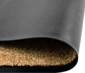 vidaXL Πατάκι Εισόδου Πλενόμενο Κρεμ 120 x 180 εκ.