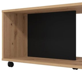 Τραπεζάκι Σαλονιού Pico Artisan Oak - Μαύρο 92x50x41 εκ.