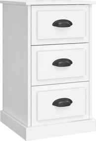 vidaXL Κομοδίνο Λευκό 39 x 39 x 67 εκ. από Επεξεργασμένο Ξύλο