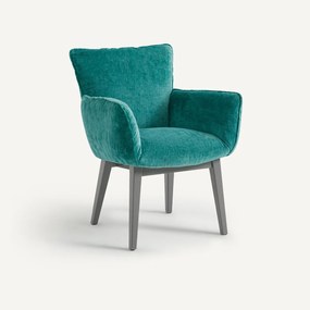 Πολυθρόνα τραπεζαρίας από βελούδο, Lazy