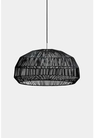 Κρεμαστό Φωτιστικό Οροφής 1xE27 Ρατάν Φ73cm Nama 1 AY Illuminate-411.100.01/P-Μαύρο 411.100.01/P