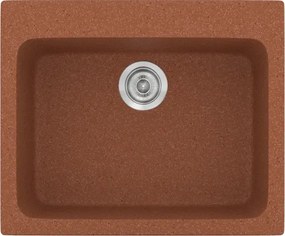 Sanitec Classic 331 (60×50) - Γρανιτένιος νεροχύτης - Granite TERRACOTTA