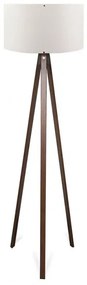 Φωτιστικό δαπέδου Rosling Megapap Mdf/ύφασμα Pvc καρυδί - λευκό 38x38x140εκ. GP029-0001,22-GP029-0001,22-Λευκό GP029-0001,22
