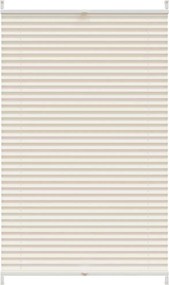 Πλισέ ρόλερ σκίασης 80x150cm Κρεμ