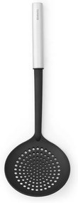 Brabantia 1003272 Ρηχή Κουτάλα Ξαφρίσματος Τρυπητή από Πλαστικό Μαύρη
