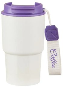 Φορητό παγούρι-θερμός με ψηφιακό θερμόμετρο - 500ml - 722382 - Purple