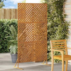 vidaXL Οθόνη Ιδιωτικότητας Γκρι 100 x 50 x 180 εκ. Ατσάλι
