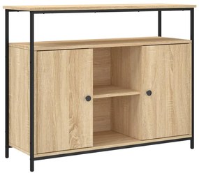 vidaXL Ντουλάπι Sonoma δρυς 100x35x80 εκ. Επεξεργασμένο Ξύλο