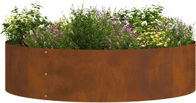 vidaXL Δακτύλιος γλάστρας 5 pcs Καφέ 80 x 80 x 20 cm