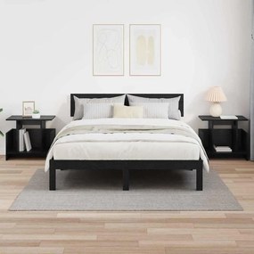 vidaXL Βάση TV 2 pcs Μαύρη Οξυά 50 x 35 x 45 cm Επεξεργασμένο ξύλο