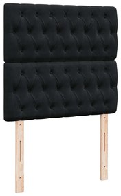 ΟΘΩΜΑΝΙΚΟ ΚΡΕΒΑΤΙ ΜΕ ΣΤΡΩΜΑΤΑ ΜΑΥΡΟ 90X200CM VELVET 3313519