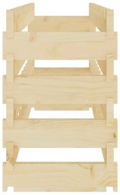 vidaXL Ραφιέρα Κρασιών 101 x 29 x 46 εκ. από Μασίφ Ξύλο Πεύκου