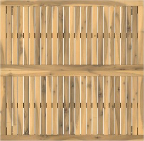vidaXL Τραπεζάκι σαλονιού Λευκό και Μαύρο 100 x 100,5 x 45 εκ.