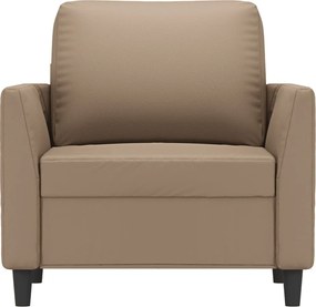 vidaXL Πολυθρόνα Καπουτσίνο 60 εκ. Συνθετικό δέρμα