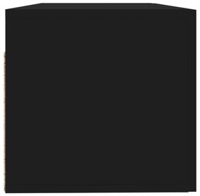 vidaXL Ντουλάπι Τοίχου Μαύρο 100x36,5x35 εκ. από Επεξεργασμένο Ξύλο