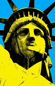 Εικονογράφηση Lady Liberty of New York Pop, José Miguel Hernández Hernández