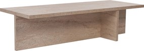 Τραπεζάκι Σαλονιού Τραβερτίνη HARBOR 120x45x30