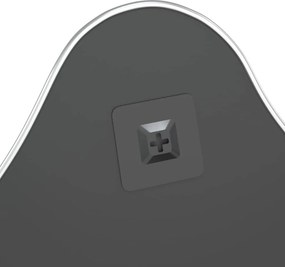 vidaXL Καθρέφτης Τοίχου Ασημί 60x50 εκ.