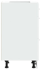 vidaXL Κάτω ντουλάπι Lyon λευκό 40x46x81,5 cm Ξύλινο μηχανουργικό ξύλο