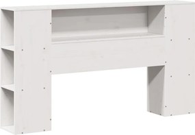 vidaXL Κρεβάτι Βιβλιοθήκη Χωρίς Στρώμα 140x200 εκ Μασίφ Ξύλο Πεύκο