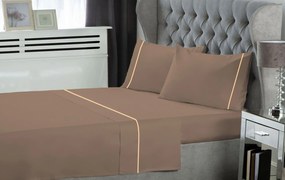 Σετ Σεντόνια Polycotton King 270x300εκ. Light Brown Le Blanc 7005967-21