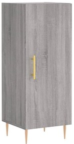 vidaXL Μπουφές Sonoma Γκρι 34,5 x 34 x 180 εκ. από Επεξεργασμένο Ξύλο