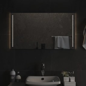 vidaXL Καθρέφτης Μπάνιου με LED 50x90 εκ.