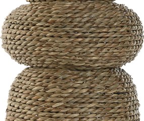 Βάζο Home ESPRIT Φυσικό Τροπικό 18 x 18 x 60 cm