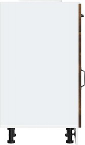 vidaXL ντουλάπι βάσης κουζίνας Kalmar Καπνιστή δρυς Επεξεργασμένο Ξύλο