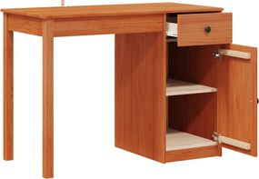 vidaXL Γραφείο Κερωμένο Καφέ 100 x 50 x 74 εκ. Στερεό πεύκο
