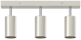 vidaXL Σποτ οροφής Βουρτσισμένο Νίκελ 38 x 5.5 x 16.5 εκ Ατσάλι
