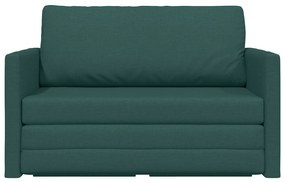 vidaXL Καναπές Κρεβάτι 2σε1 Σκοτεινό Πράσινο 124x71x78 cm Υφασμάτινος