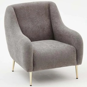 Πολυθρόνα Simena 825BLC2829 70x70x77cm Grey