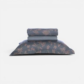 Σεντόνια King Size (Σετ) Nef-Nef Homeware Foxy Grey/Blue