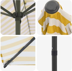 vidaXL Ομπρέλα Κήπου 200 x 300 cm Πολυεστέρας Ορθογώνιος