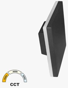 Απλίκα Φωτιστικό Τοίχου LED 10W Γραφίτης ΙΡ54 3CCT 9-81011 Lumen-9-81011-Ανθρακί 9-81011