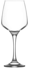Ποτήρια Κρασιού Κολωνάτα Lal (Σετ 6Τμχ) LVLAL59240F 400ml Clear Lav Γυαλί