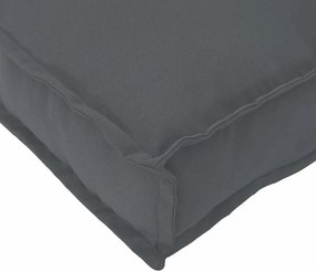 vidaXL Μαξιλάρι Ανθρακί 110 x 40 x 8 εκ Ύφασμα Όξφορντ
