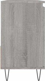 vidaXL Ντουλάπι Μπάνιου Γκρι Sonoma 65x33x60 εκ. Επεξεργασμένο Ξύλο