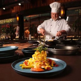 Σερβίτσιο Πιάτων Stoneware Neo Night Sky – Σετ 18τμχ - Porto Brasil