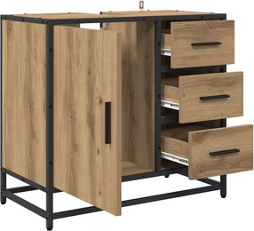 vidaXL Ντουλάπι Μπάνιου Artisan Oak 65 x 33 x 60 εκ Επεξεργασμένο ξύλο