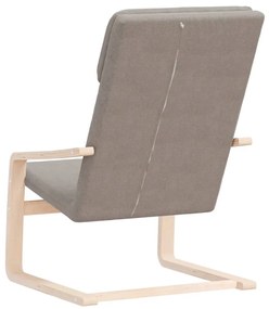 vidaXL Πολυθρόνα Relax Taupe Υφασμάτινη