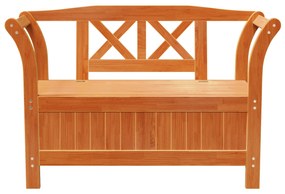 vidaXL Πάγκος Αποθήκευσης Κήπου Ακακία 119x76x44 εκ. Μασίφ Ξύλο Πεύκου