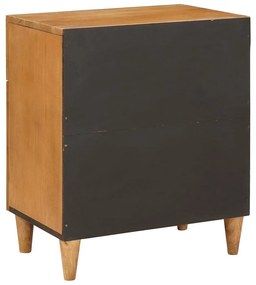 vidaXL Κομοδίνο Ανοιχτό καφέ 50 x 33 x 60 εκ Μασίφ ξύλο μάνγκο
